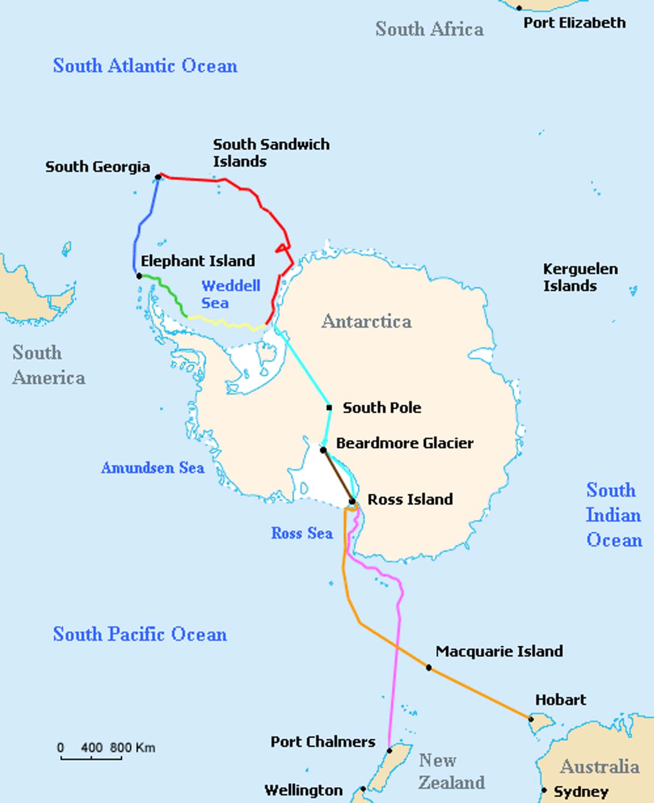 The Goal Of Shackleton's Mission Was A Two-Team, Trans-Continental Trek