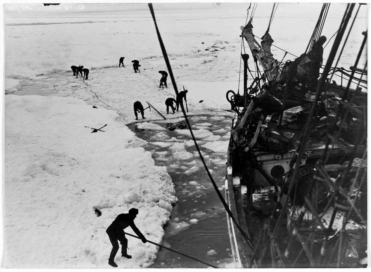 Shackleton's Ship Became Hopelessly Trapped In Ice