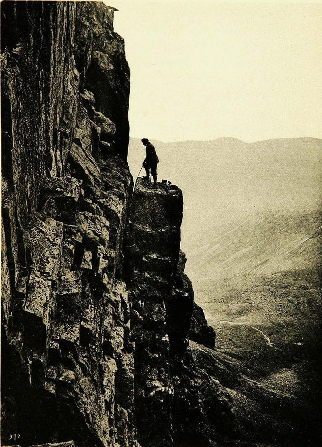 Rock Climbing In The English Lake District, 1900