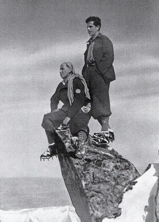 25 Badass Photos Of Old Timey Mountain Climbers