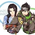 Hanzo + Genji (Overwatch) on Random Old Characters Reimagined As Youngsters Through Fan Art