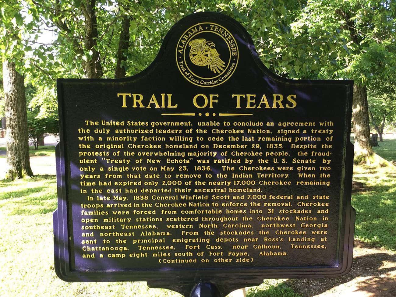 He Signed The Order For The Trail Of Tears