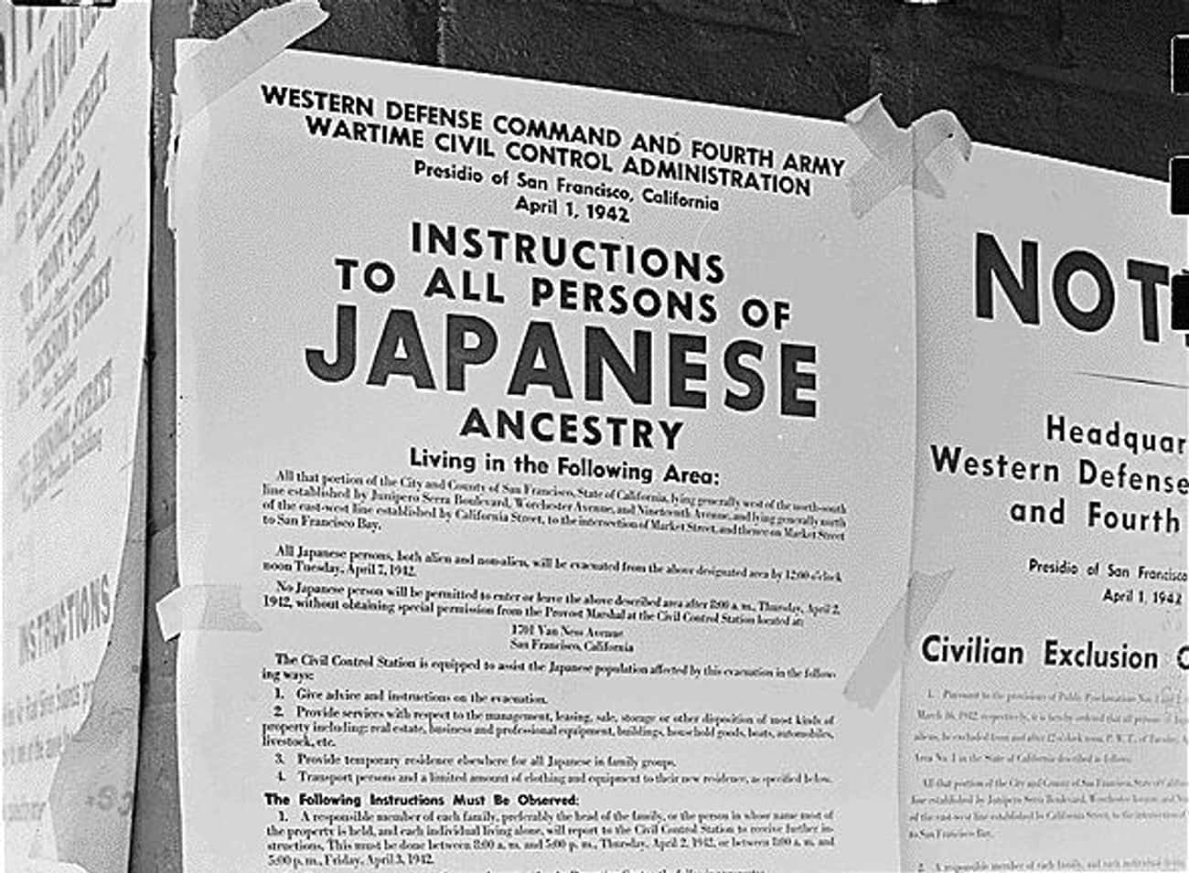Internment Was By Executive Order