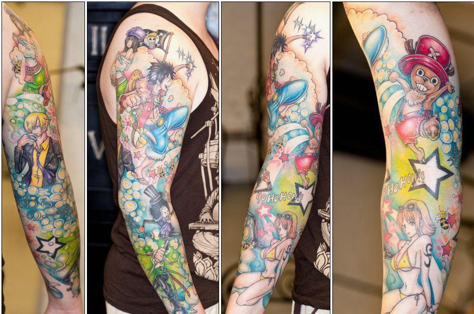 30 Beautiful Anime Tattoos That Are Works Of Art