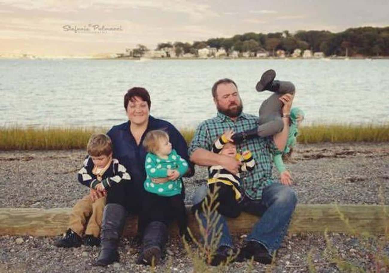 Неудачные фото с семейных фотосессий