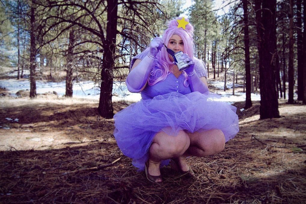 open lace back dress Adventure Time OMGlob Dog Costume T-Shirt