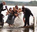 Wet Wedding on Random Photos Taken A Second Before Disaster Struck