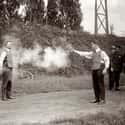 1923 – Two Men Test A Bulletproof Vest on Random Photos That Show You Exactly How Weird History Really Was