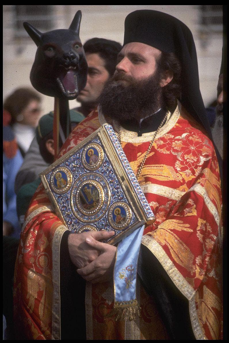 If You See A Priest Walking In The Street In Greece, You'd Better Know The Secret Word