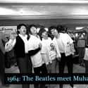 1964: The Beatles And Muhammad Ali on Random Rare Photos of World-Famous Celebrities In The 20th Century