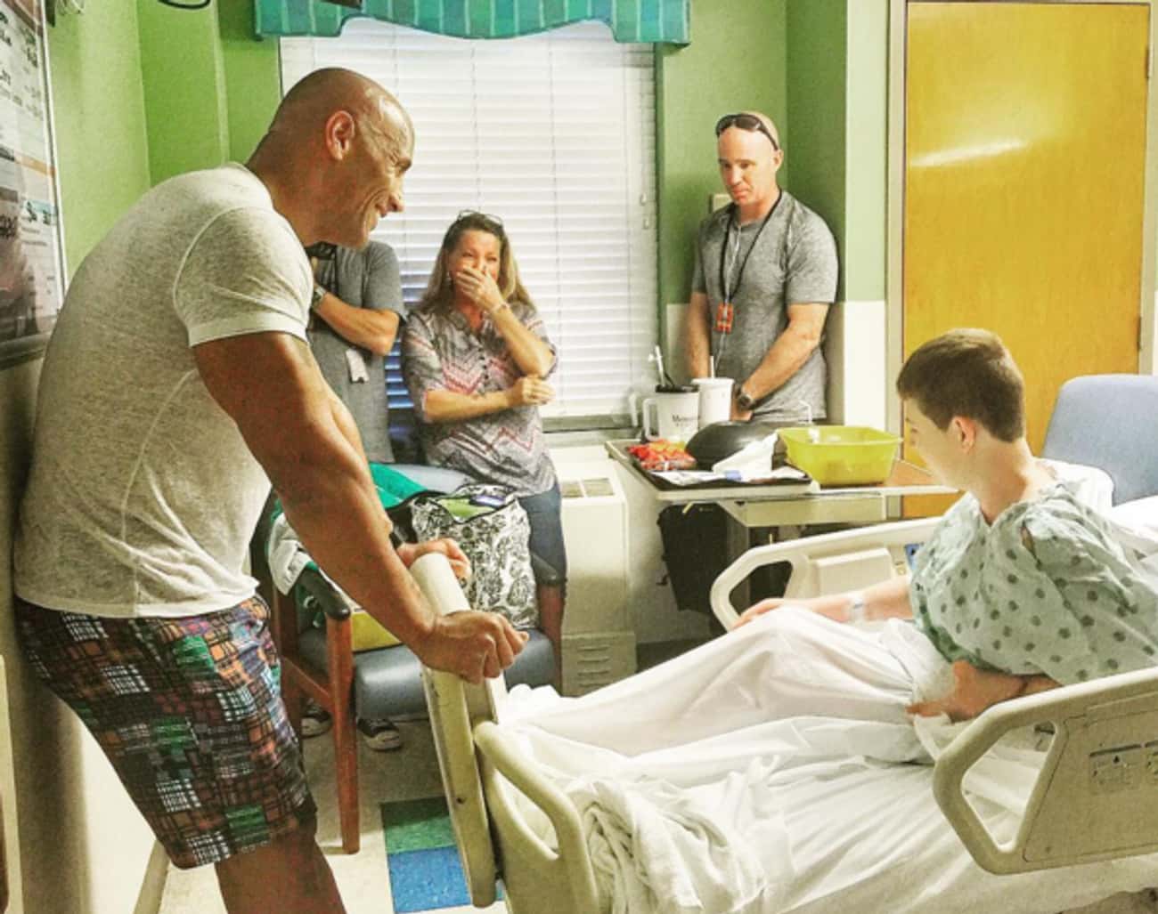 He Bailed On 'Baywatch' To Visit Kids In The Hospital