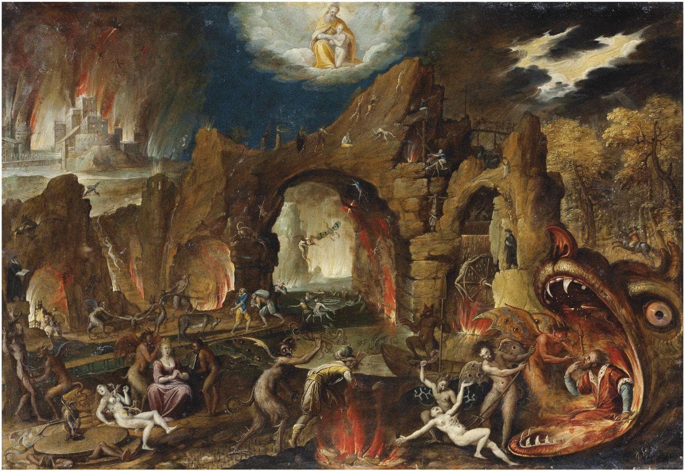 The Harrowing Of Hell  Jacob Van Swanenburg 1586 1638 Photo U2