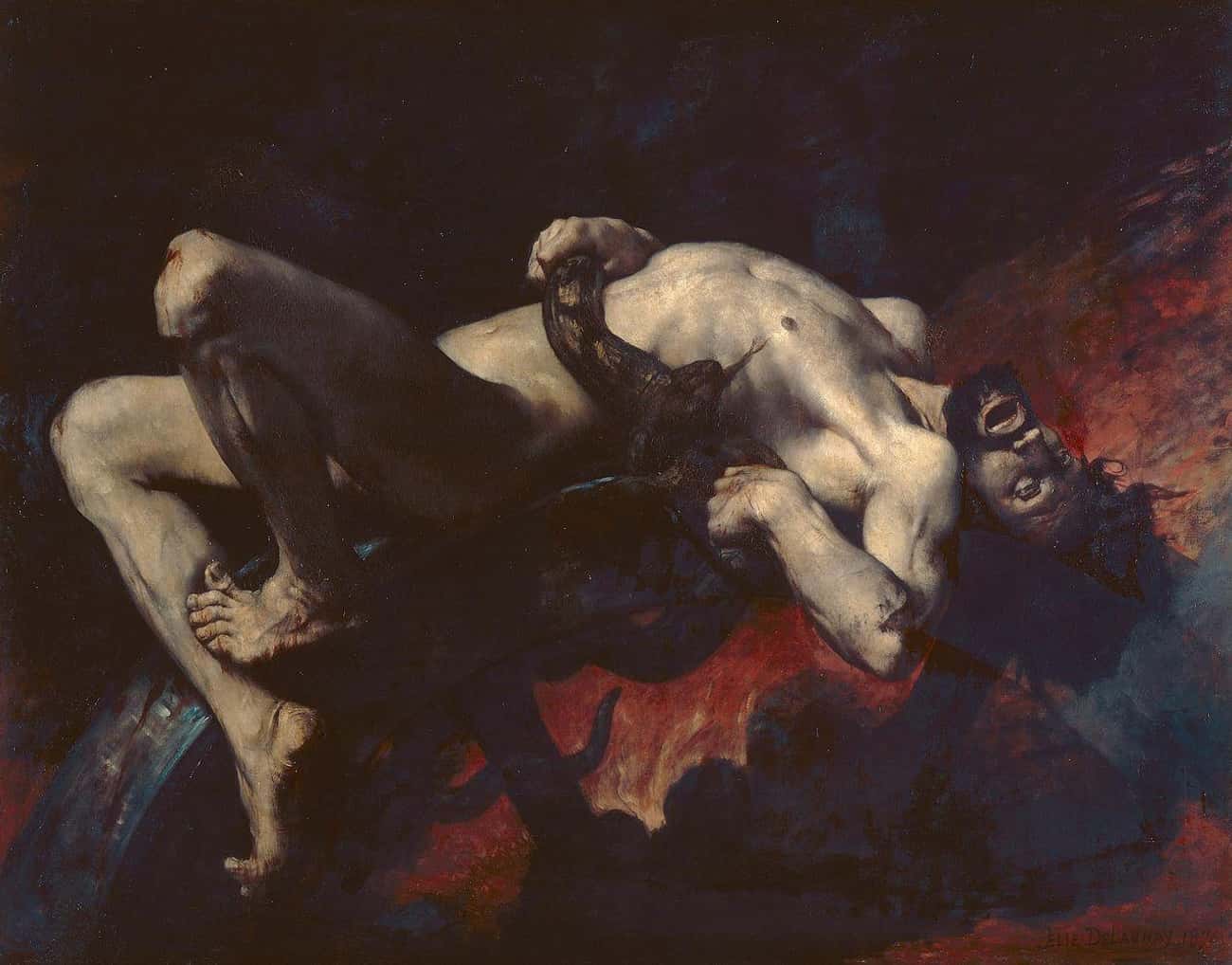 Ixion Precipite Dans Les Enfers  — Jules-Élie Delaunay, 1876