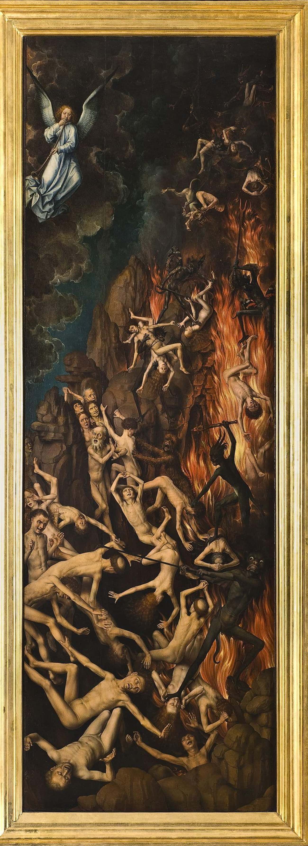 Casting The Damned Into Hell  — Hans Memling, c. 1467-1471
