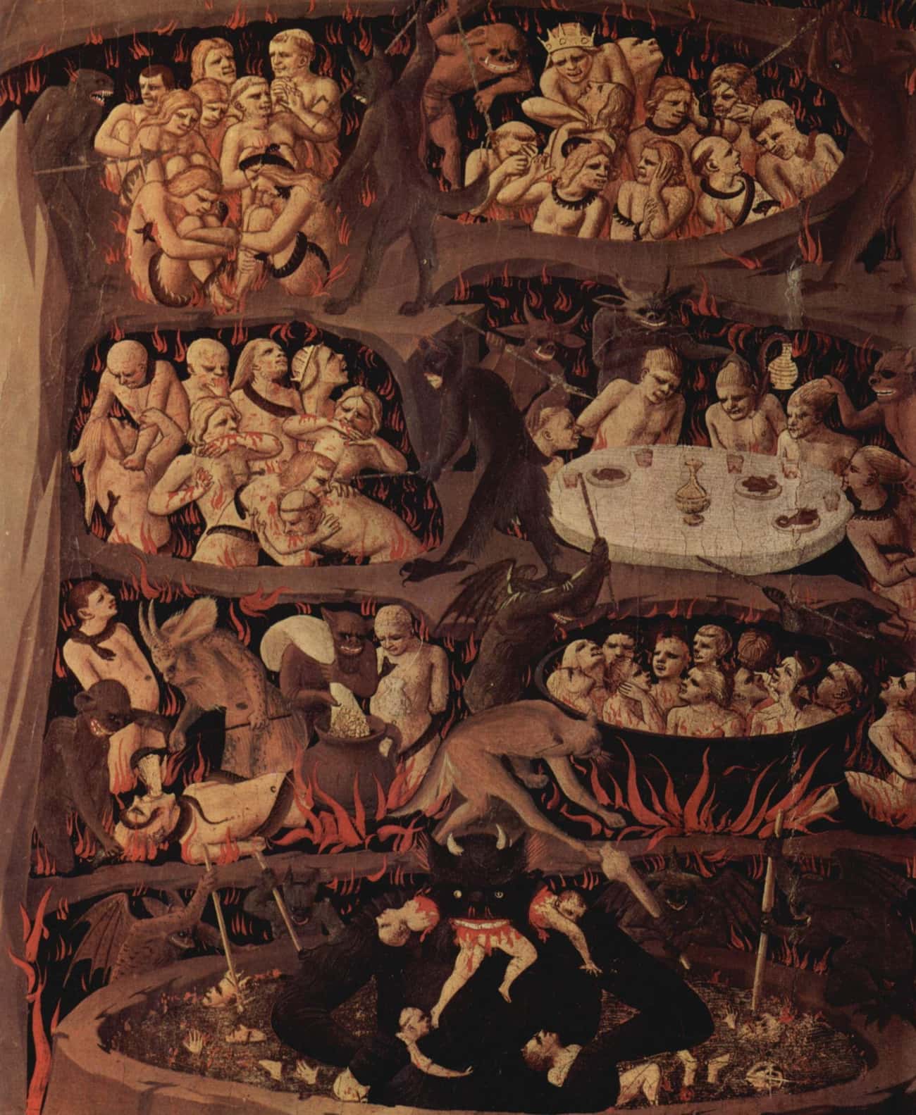 Das Jüngste Gericht — Fra Angelicoate, 1432-1435