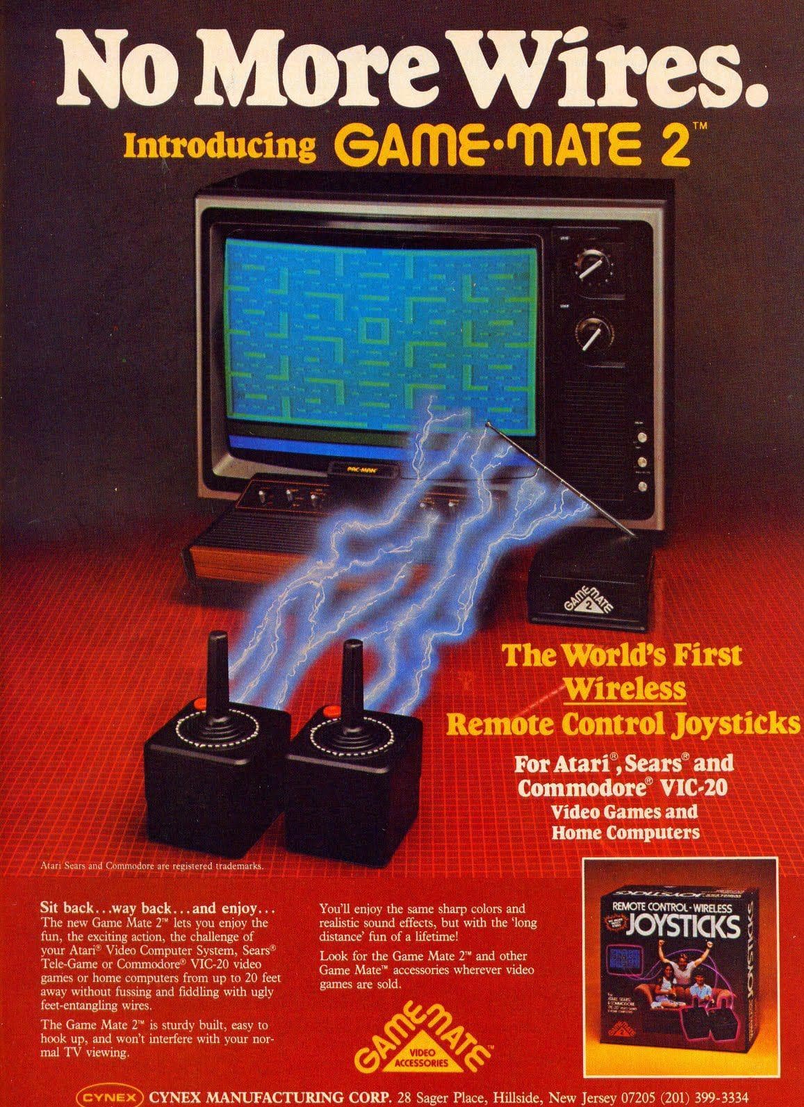 "Wireless" Atari 2600 Joysticks