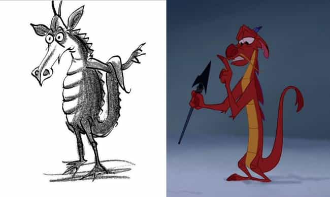 Mushu's Muzzle Used To Look Very Different