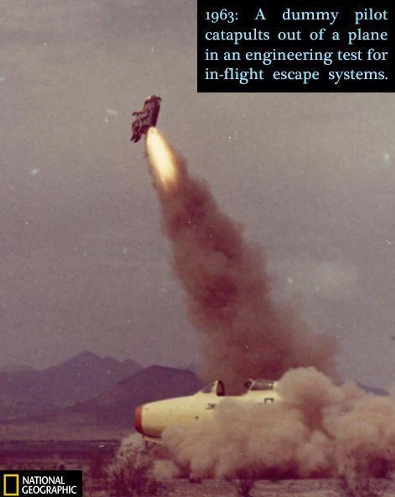 1963: Testing A Plane's Ejection Systems