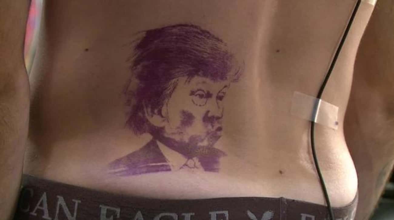 This Guy And His Trump Stamp