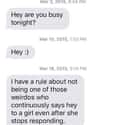 Ooh, A Rule Breaker on Random Hilarious Desperate Texts From Exes