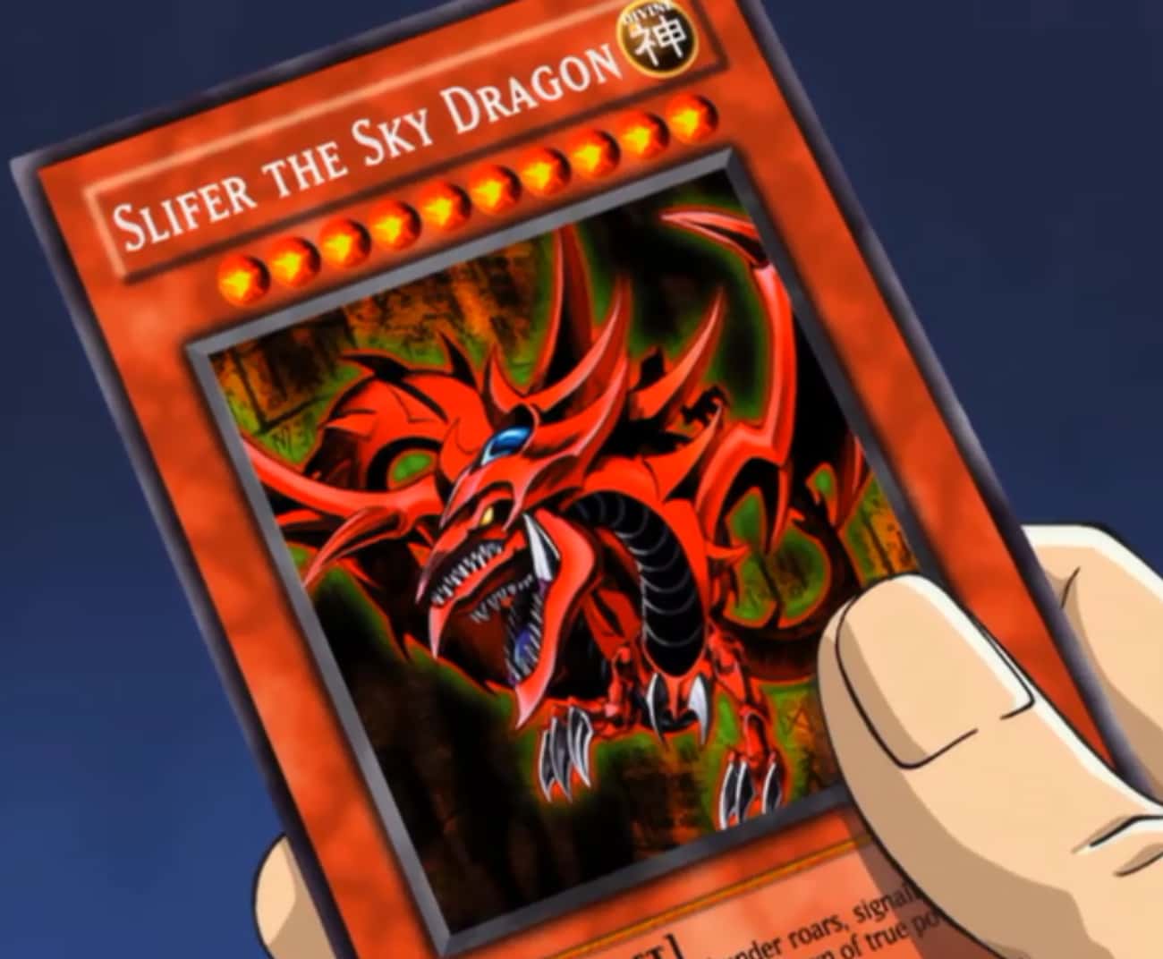 Slifer The Sky Dragon Automatically Destroys Any Monster With Less Than 2000 Attack Points