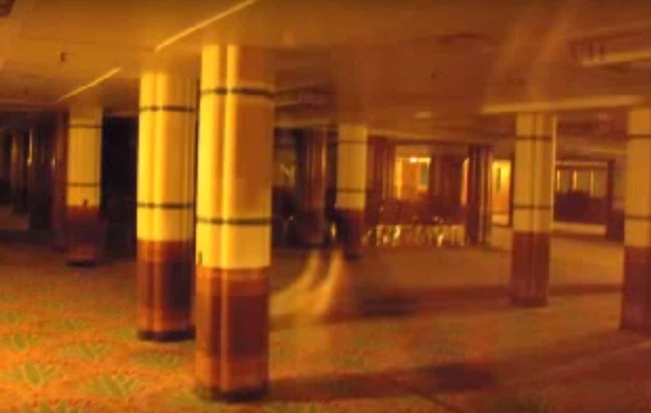 A Ghost Is Caught In The Ballroom Of The Queen Mary