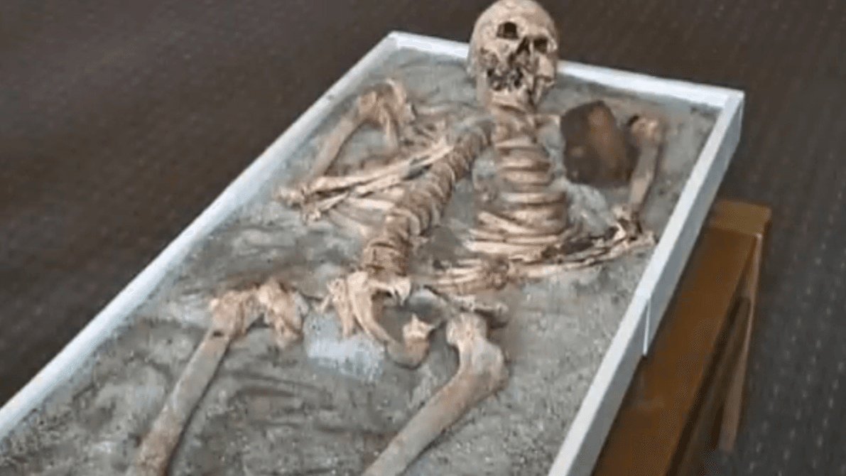 Someone Jammed A Stake Through This Bulgarian Vampire Skeleton