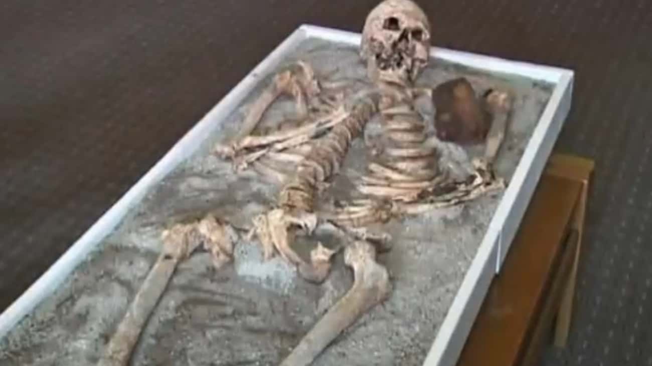 Someone Jammed A Stake Through This Bulgarian Vampire Skeleton