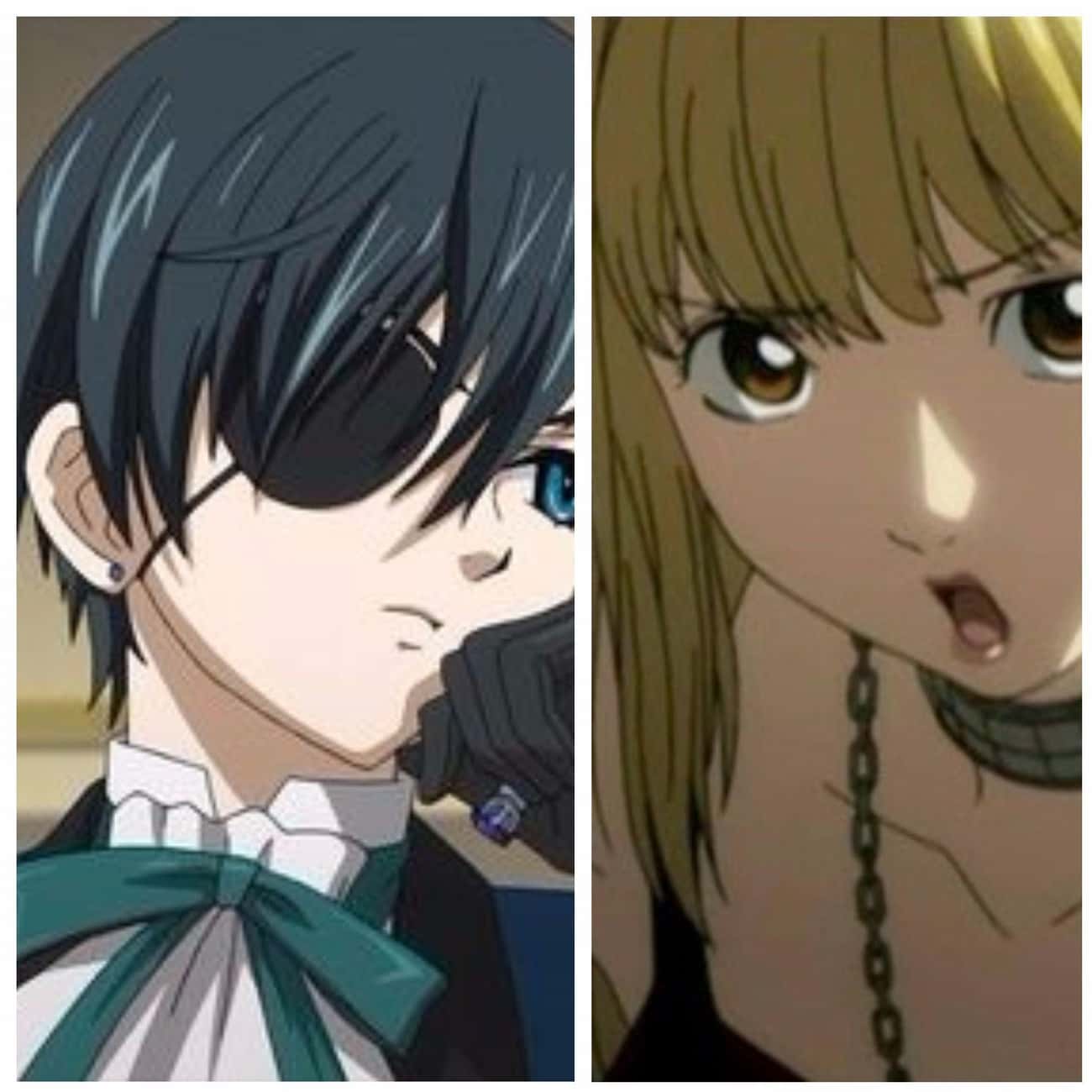 Ciel Phantomhive From Black Butler And Misa Amane From Death Note