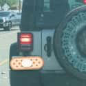 Crochet Anyone? on Random Hilarious Tire Covers Spotted On The Open Road