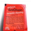 Mulan Szechuan Sauce - McDonald's on Random Discontinued Fast Food Sauces That Were Better Than Drugs