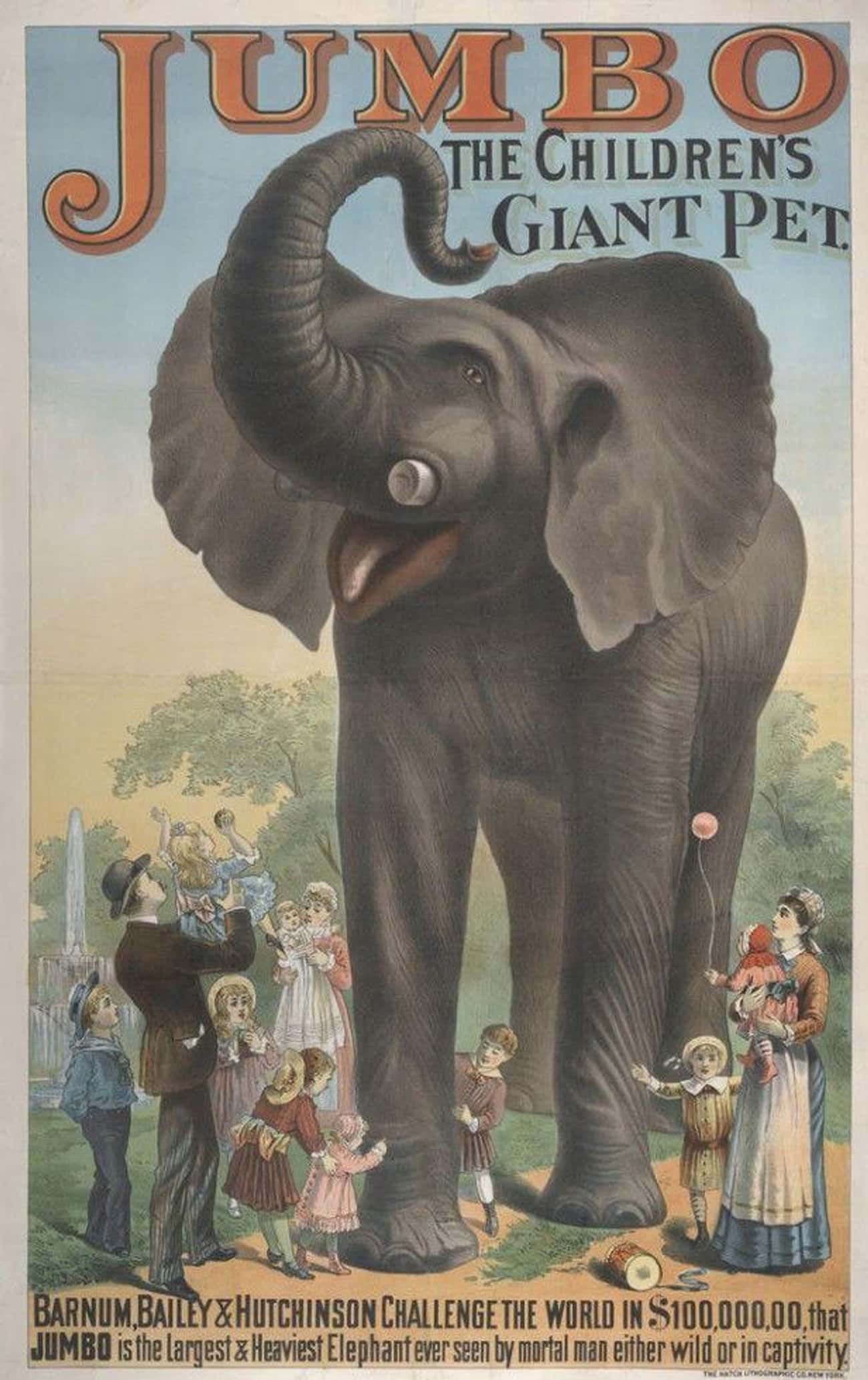Weighing In At Seven Tons, Jumbo Lived Up To His Name