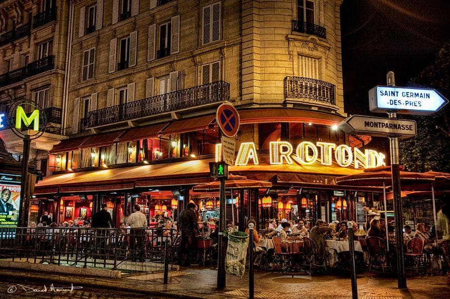 Кафе ротонда в париже