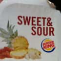 Sweet and Sour Sauce - Burger King on Random Discontinued Fast Food Sauces That Were Better Than Drugs