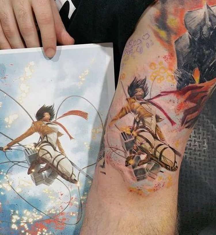23 Epic Attack On Titan Tattoos