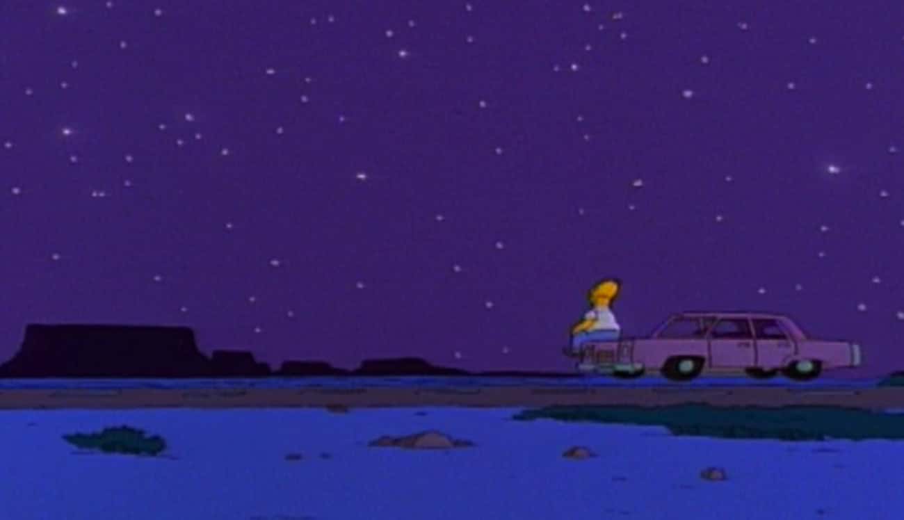 Homer Watches The Stars - &#34;Mother Simpson&#34;