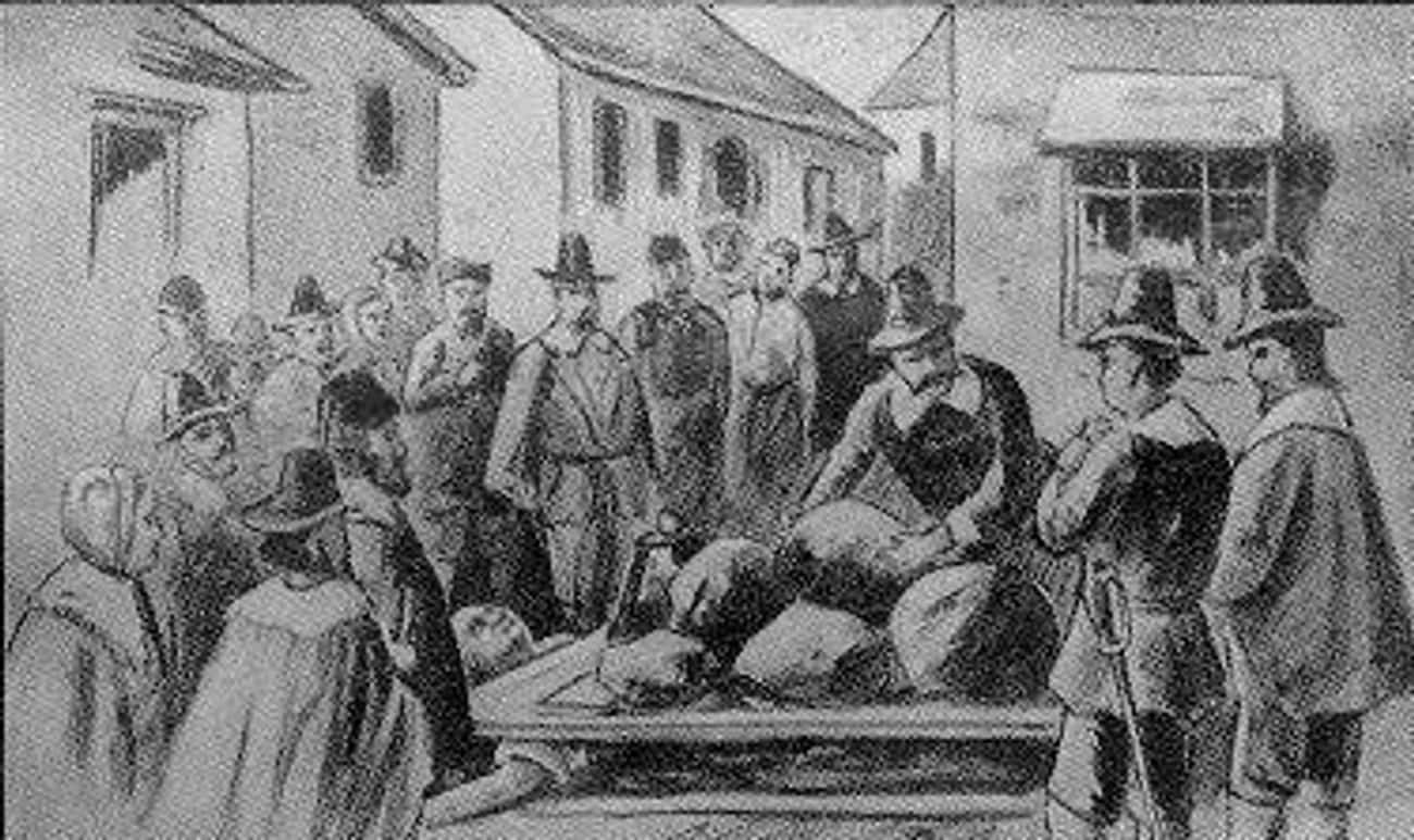 The Ghost Of Giles Corey Appears Before Terrible Events