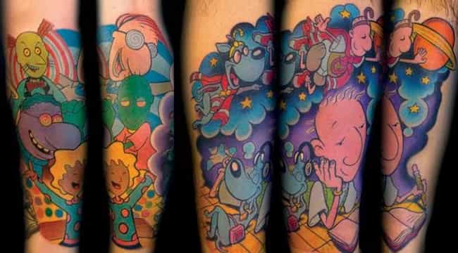 20 Nostalgia-Inducing Tattoos Of '90s Cartoons