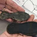A Child's Shoes on Random Mysterious And Creepy Items Discovered At Jamestown, Virginia