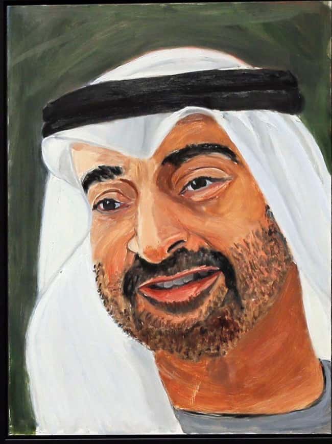 Crown Prince Of Abu Dhabi Moha is listed (or ranked) 17 on the list All 33 George W. Bush Original Paintings That Were Made Public