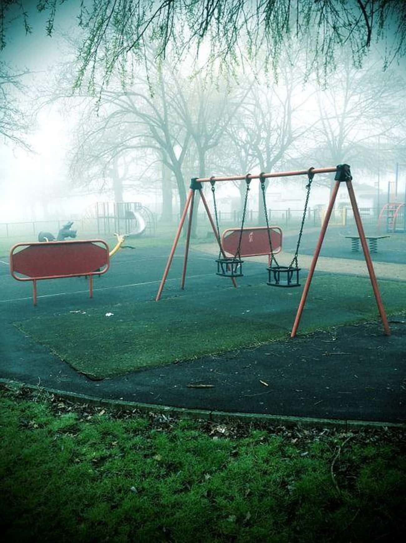 Swings Move By Themselves In Dead Children&#39;s Playground