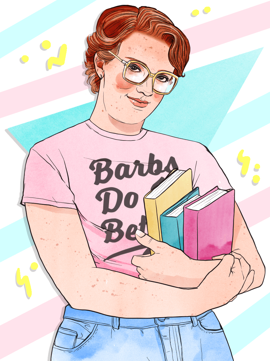30 Incredible Examples of Barb Fan Art from Stranger Things