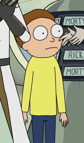 Long-Sleeved Morty on Random Versions Of Morty That We've Seen On Rick And Morty