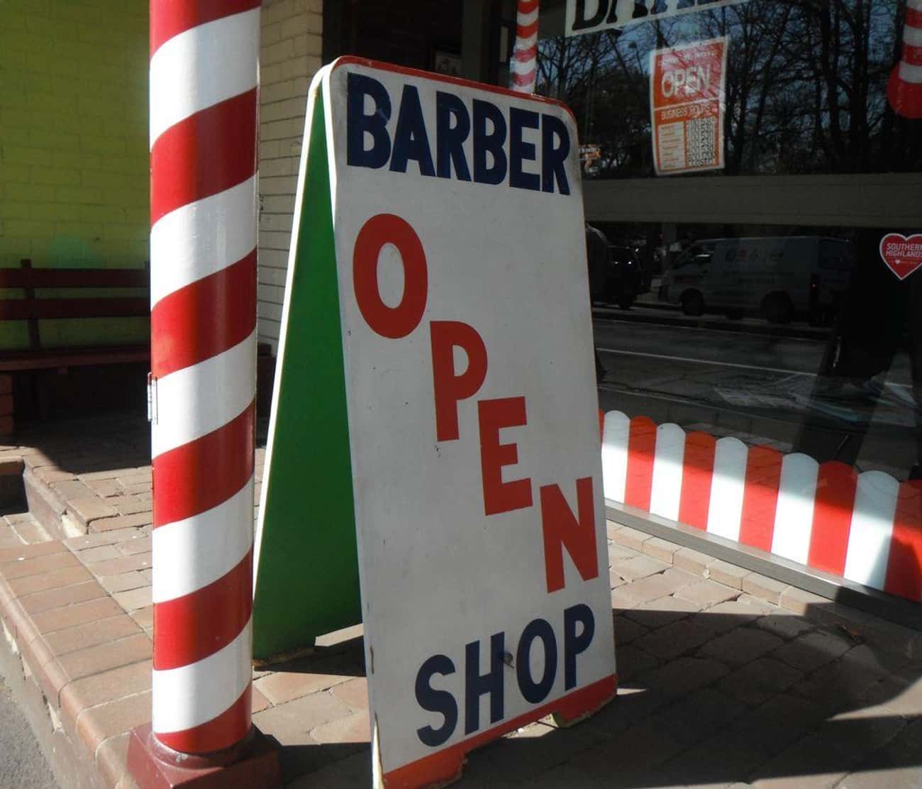 Barbers Conducted Bloodletting Procedures, Which Is Why Barber Poles Have Red Stripes
