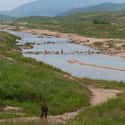 People Washing In A River on Random Pictures Of Rural Life In North Korea