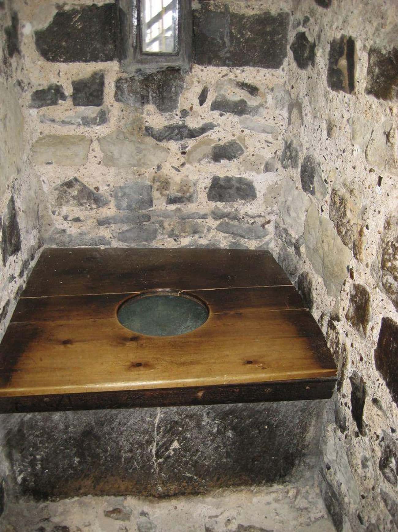 Toilets Were Often Just A Bench With A Hole In It