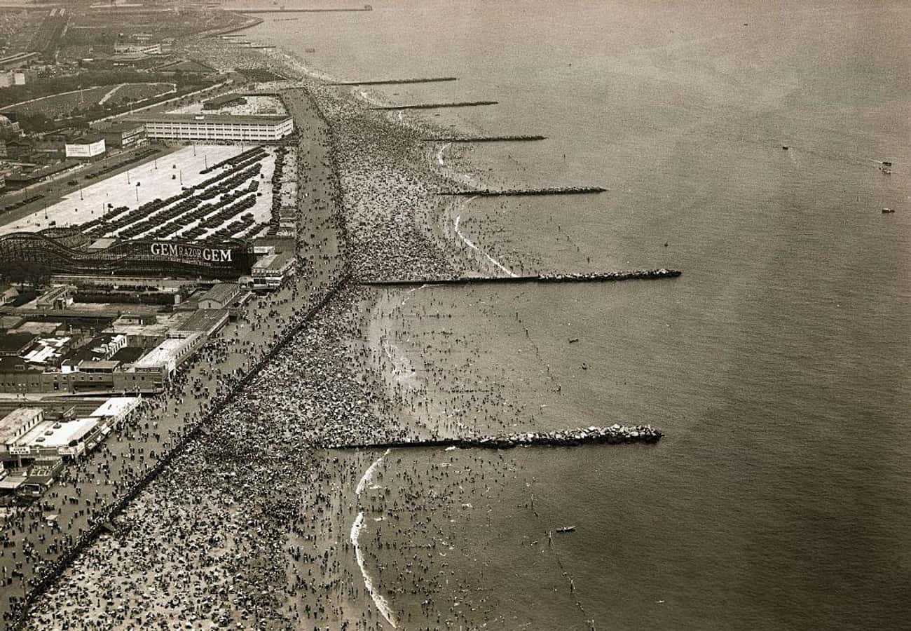 Aerial View Of Coney Island On The 4th Of July, 1920