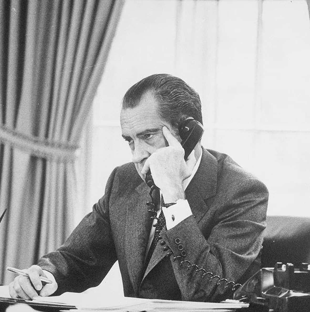Nixon Developed A Reputation As A Drunk-Dialer