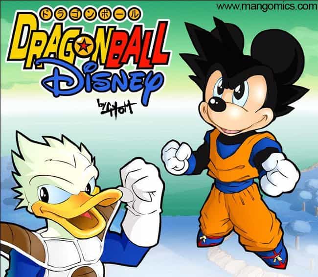 19 Amazing Dragon Ball Disney Mashup Art Masterpieces