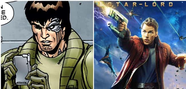 Star-Lord in comics v/s movie